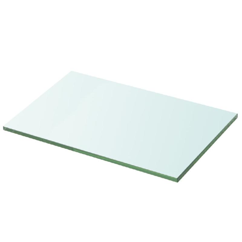 Panneau pour étagère en verre trempé transparent 30 x 20 cm - Charge 15 kg - Réf. 2702174/2_0