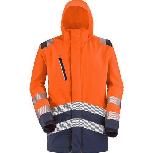 PARKA ERWIN PI 9P02PI - ORANGE FLUO / MARINE - S - CEPOVETT SAFETY
