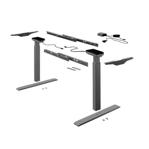 PIEDS DE BUREAU ÉLECTROMOTORISÉ CHANGE TOP ECO - NOIR HETTICH