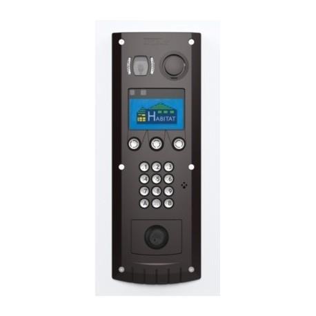 PLAQUE HBS ZAMAC NOIR T25 - URMET PHBSZN