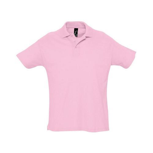 POLO PERSONNALISABLE PIQUÉ SUMMER ENFANT ROSE
