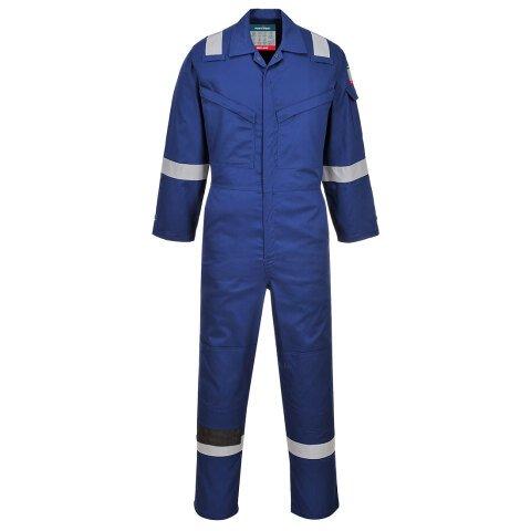 PORTWEST FR21 COMBINAISON ANTISTATIQUE SUPER LÉGÈRE 210G BLEU ROYAL - TAILLE S - STANDARD