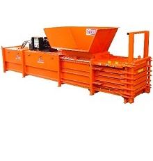 Presse à balles horizontale CK850HFE-PC - 60 tonnes de compression - Balles 800kg - Trémie évasée 2,7m_0