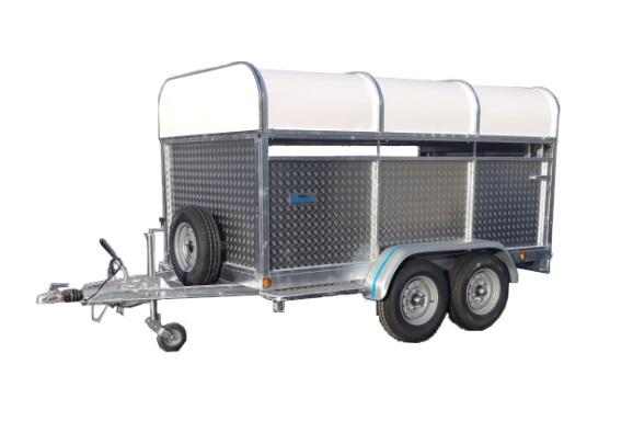 Remorque pour transport d'animaux - 3,00 X 1,62 X 1,50 M - 2000KG - MAGNUM MOUTONNIERE GALWAY ALU_0