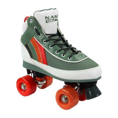 ROLLER QUAD - RAINBOW - BLANC/GRIS/ROUGE