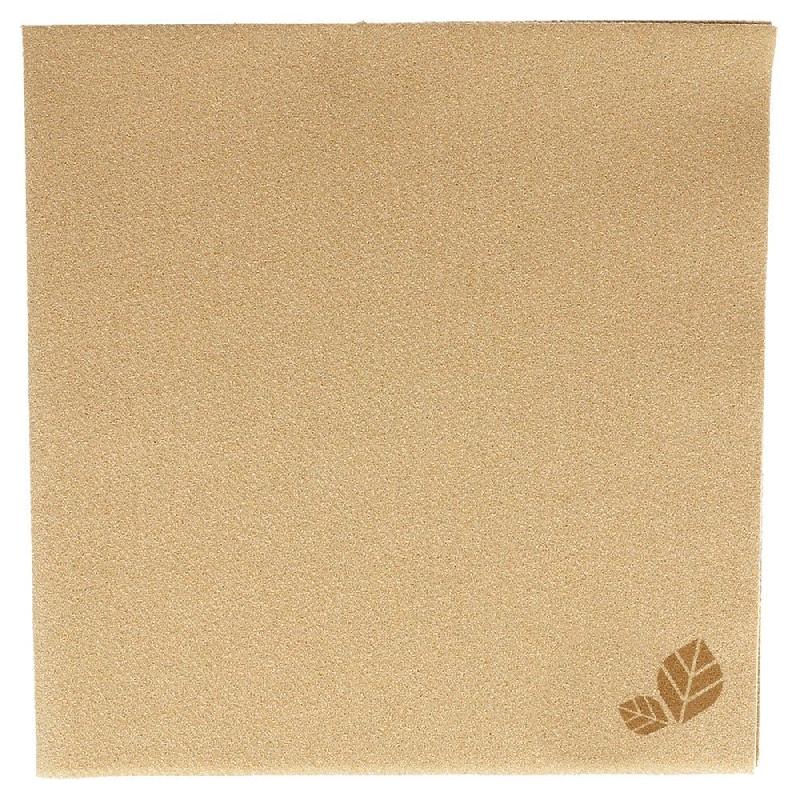 Serviette airlaid 40x40cm naturel - par 700_0