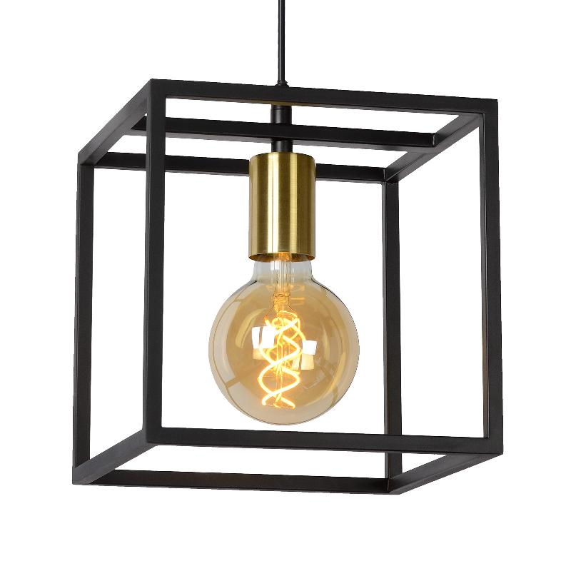 LUCIDE SUSPENSION RUBEN, NOIR, MÉTAL, 1 LAMPE