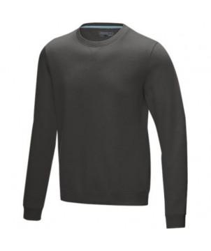 SWEAT À COL ROND JASPER BIO GOTS RECYCLÉ GRS HOMME - GRIS ORAGE - GOODIES ÉCOLOGIQUES