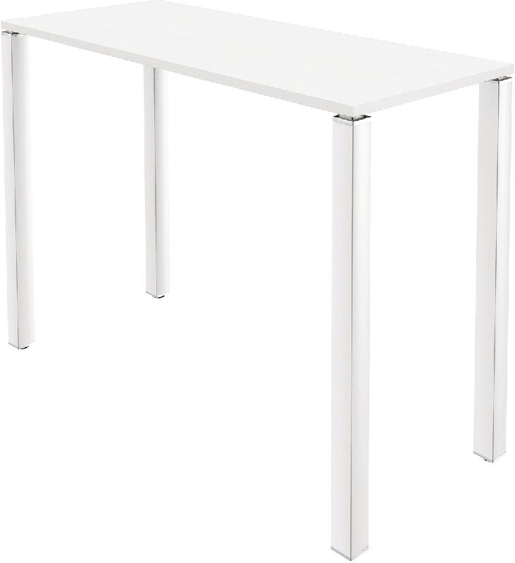 TABLE DE RÉUNION HAUTE 80X80 LOUNGE 4 PIEDS