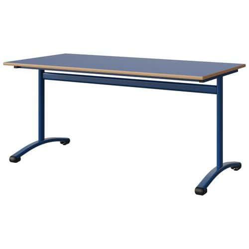 TABLE MALIBU 160X80 T6 DL STRA ALAISÉ BLEU U525/BLEU 5005 - MANUTAN EXPERT