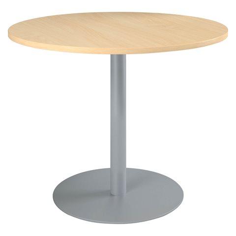 TABLE DE RÉUNION RONDE PIÈTEMENT COLONNE MÉTAL EXCELLENS - BRUNEAU