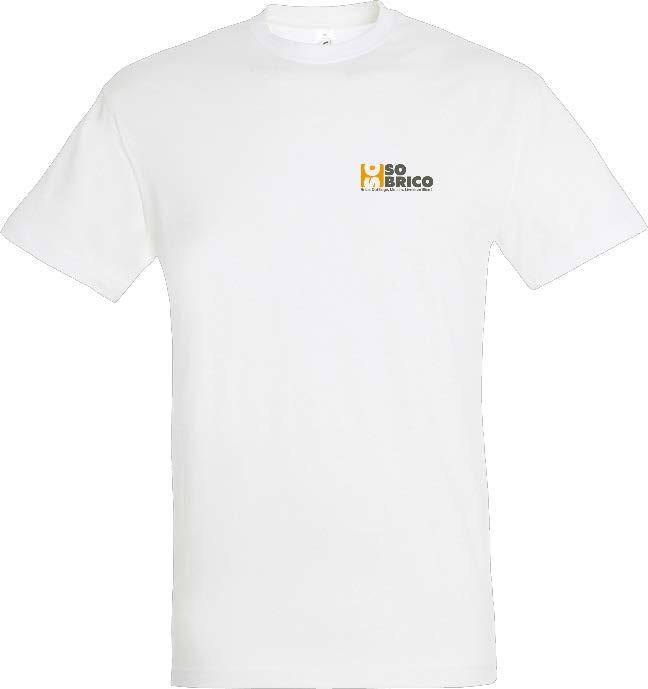 Tee-shirt manches courtes sobrico blanc tl 00014v0025461 tl - 825384_0