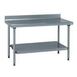 Tournus Equipement Table inox adossée 120 x 70 cm - 822456M_0