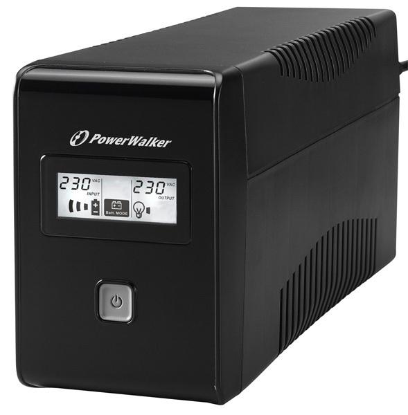 POWERWALKER VI 650 LCD - Onduleur électrique autonome - 650 VA, 360 W, écran LCD, noir_0