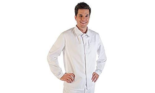 FRANZ MENSCH 84570 - Veste HACCP Hygo Star - Taille XS - Grise et blanche - Lavable à 95°C_0