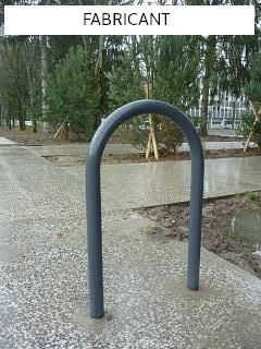 Arceau urbain - Axinov - en acier peint - diamètre 60 mm - un coude_0