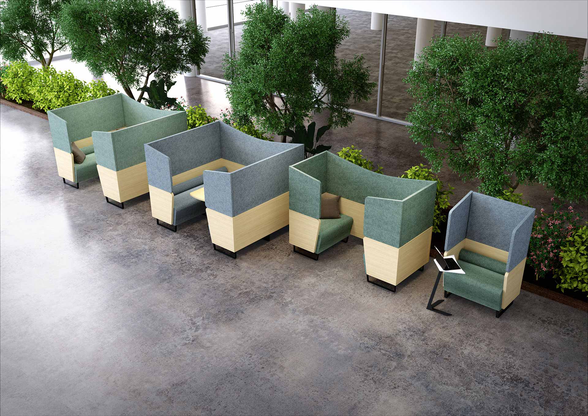 Box acoustique personnalisable - AMITY - cabine insonorisée design et modulable_1