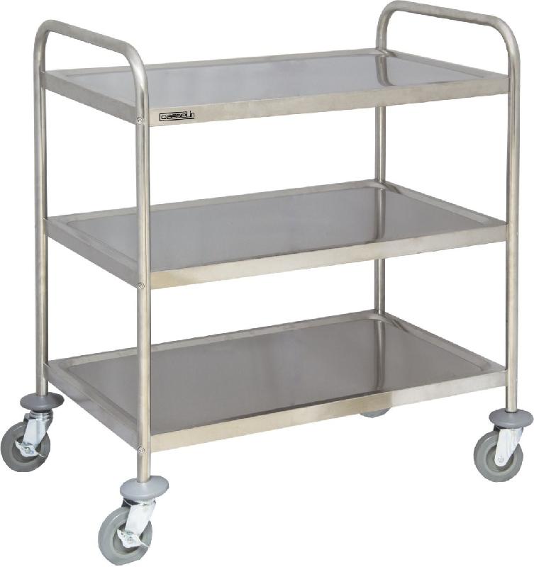 Chariot en inox 3 plateaux CASSELIN CCI3_0