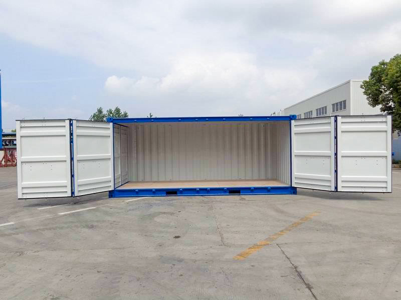 Container maritime 20' open side - Locanet - dimensions 6.058m x 2.438m x 2.591m - fermetures sécurisées_0