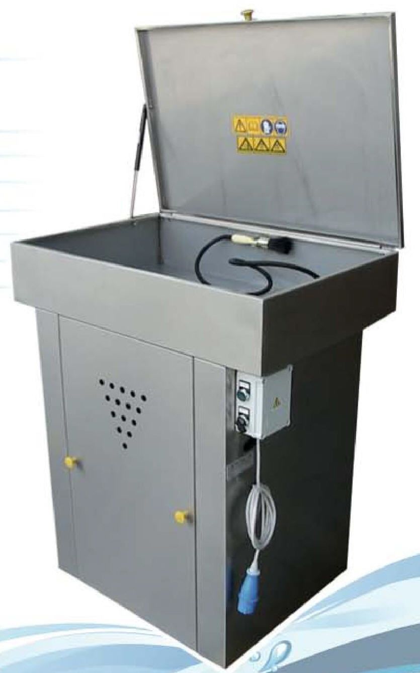 Fontaine électrique lessivielle TOP CLEANER 900 inox 304 - Fabriquée en Italie - Dimensions 900x600x1060 mm - Capacité 90L_0