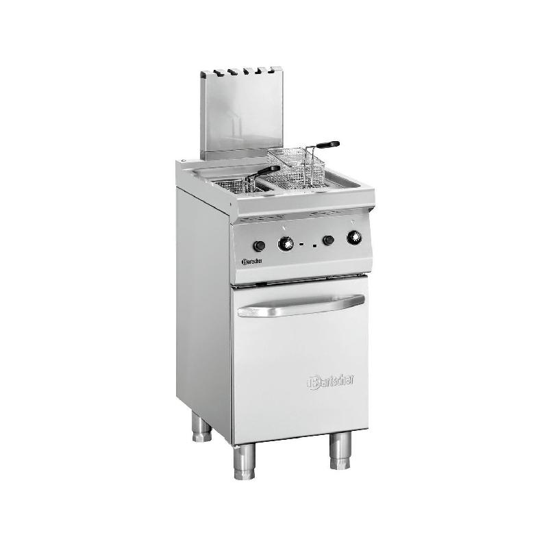 Friteuse GAZ double 2 x 7 Litres, sur support fermé, 11 000 W, GAZ_0