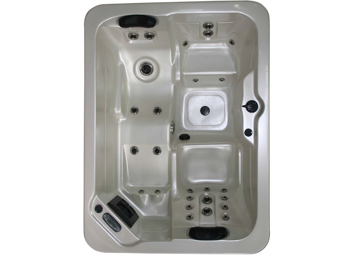 Jacuzzi spa portable BR100 D - Pack détente - Compact, prêt à poser avec massage lombaires et dorsaux_0