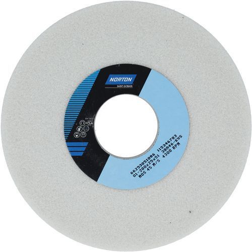 MEULE PLATE AFFÛTAGE OUTILS 38A Ø200X25X51MM 38A46KVS - NORTON