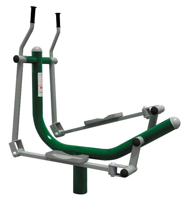 Module de fitness extérieur - Ski de fond - Structure en acier avec finition époxy - Dimensions 1250x6254x1485 mm - 55 kg_0