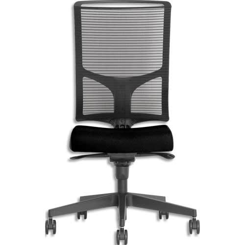Nowy styl siège vosto mécanisme synchrone fs. Dossier résille polyester noir. Tissu assise non feu noir._0