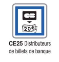 Panneau de signalisation d'indication CE25 - signalisation verticale de police - différents formats disponibles_0