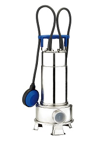 Pompe de relevage en inox AISI 304 - eau chargée 230V - Ø35mm - 14m³/h - câble 5m_0