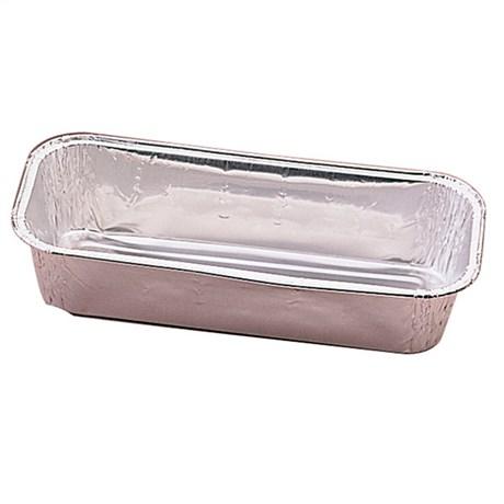 RÉCIPIENT PLUM CAKE 800 ML 23.8X10X5 CM ALUMINIUM (VENDU PAR 100)