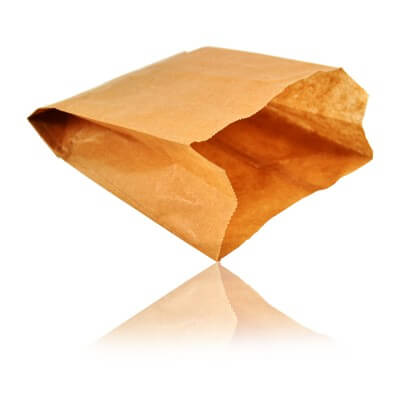 Sac papier kraft - Sacs croissant kraft brun avec soufflet - Différentes tailles disponibles_0