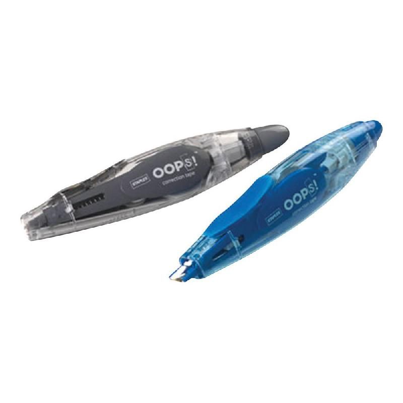 STAPLES STYLO CORRECTEUR STAPLES OOPS - GRIS/BLEU (LOT DE 2)