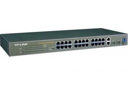 Switch rackable TP-Link - 24 ports 10/100 Mbps + 2 Gigabit + 2 SFP - SNMP_0