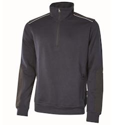 U-Power - Sweat-shirt bleu foncé semi zippé CUSHY Bleu Foncé Taille M - M 8033546373323_0