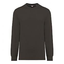 WK Designed To Work WK - Tee-shirt écoresponsable manches longues mixte Gris Foncé Taille M - M 3663938323473_0