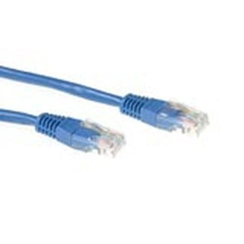 ACT Câble patch Cat6 bleu - 2m - Connecteurs mâles plaqués or (IB8602)_0
