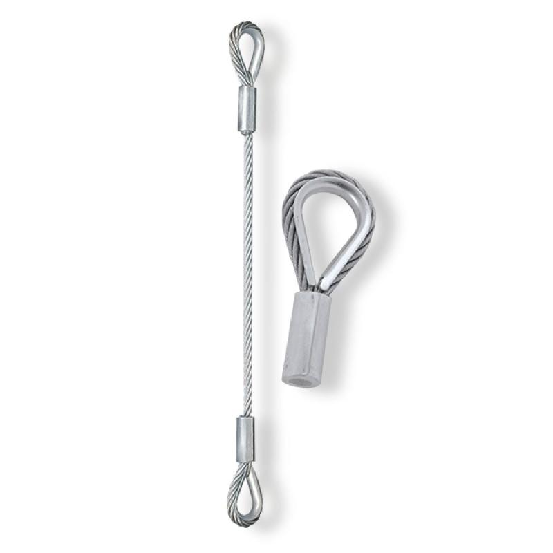 Élingue câble - 2 boucles cossées - diamètre 18 - ECG2BC7191801_0