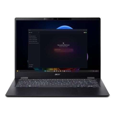 ACER TRAVELMATE P6 14 AI TMP614-54-TCO-53S6 COPILOT+ PC INTEL CORE ULTRA 5 226V ORDINATEUR PORTABLE 35,6 CM (14'') WUXGA 16 GO LPDDR5X-SDRAM 512 GO SSD WI-FI 7 (802.11BE) WINDOWS 11 PRO NOIR
