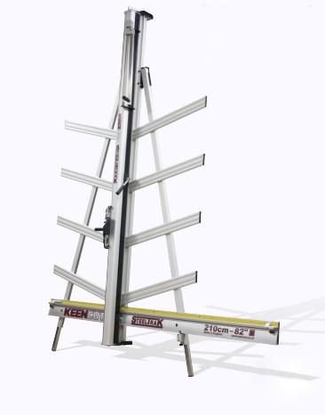 Coupeuse manuelle verticale SteelTrak - découpe précise pour panneaux PVC, acier et composite - Garantie 5 ans_0