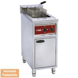 Friteuse électrique 16L sur meuble - Inox AISI 304 - 4/8/12 kW - FSM-16E/N_0
