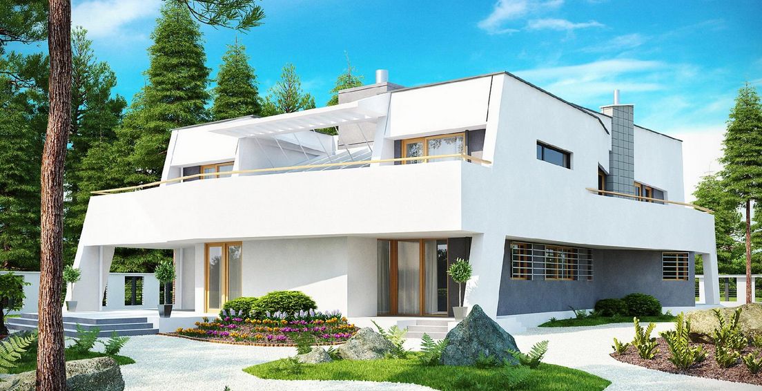 Maison préfabriquée en acier - 172 m2 - 4 chambres, 2 salles de bain - ISK172_0