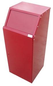 Poubelles sélectives - Tôle d'acier 12/10ème - Peinture Epoxy - 6 coloris_0