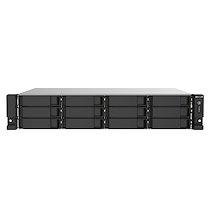 QNAP TS-1273AU-RP-8G serveur de stockage NAS Rack (2 U) Ryzen Embedded V1500B 8 Go DDR4 0 To QNAP QTS Aluminium, Noir_0
