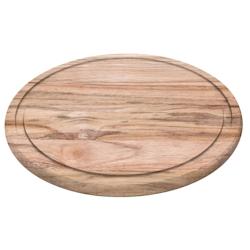 Tramontina-Assiette Kitchen. 26x1,5cm bois de teck . - marron Bois massif 13335-352_0