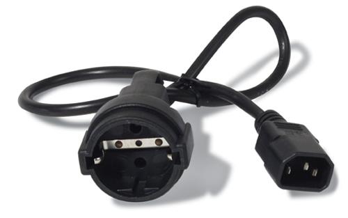APC - Câble d'alimentation - CEE 7/7 (Schuko) (F) - IEC 320 EN 60320 C14 - 0,61 m - Noir_0