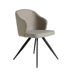 AC ANGEL CERDA Angel Cerdá Chaise en tissu gris 4057C 48 x 57 x 82 - gris textile 8435631001492_0