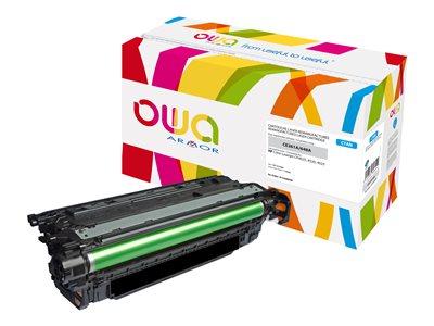 TONER REMANUFACTURÉ OWA - STANDARD - CYAN - POUR HP CE261A
