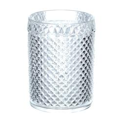 Aulica Verres A Eau Acrylique Transparent Diamant - Lot De 6 - transparent plastique 630103_0